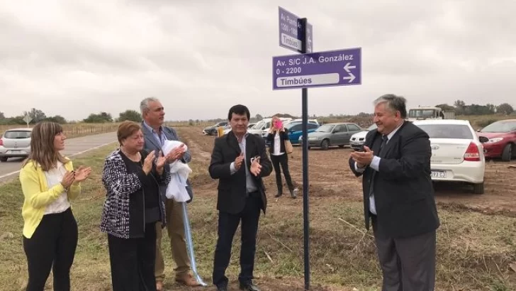 Una avenida timbuense recibió el nombre de un ex combatiente local