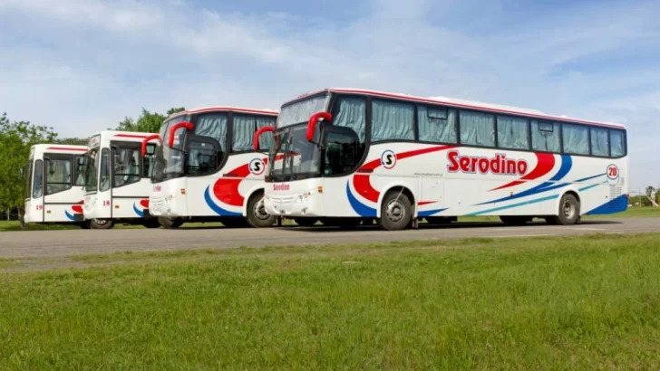 Se redujo a la mitad la frecuencia de los colectivos Serodino