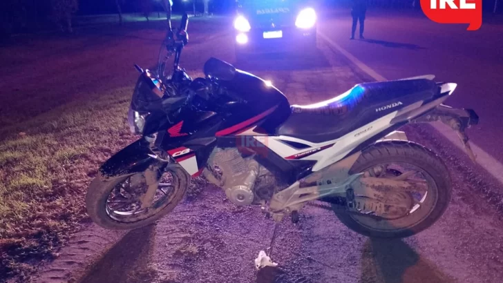 Circulaba en Maciel con una moto robada en Rosario y quedó demorado