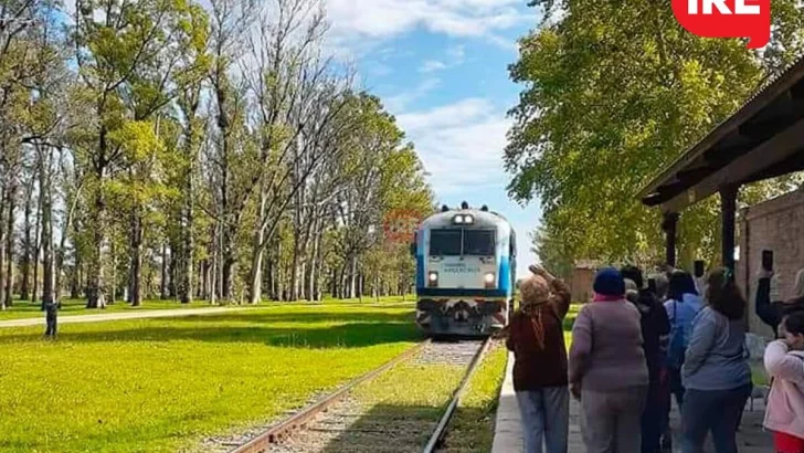 Histórico: Luego de 30 años el tren regresa hoy a Pueblo Andino