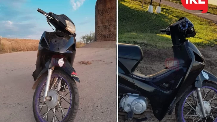 Fue a un negocio en Andino y cuando salió le habían robado la moto