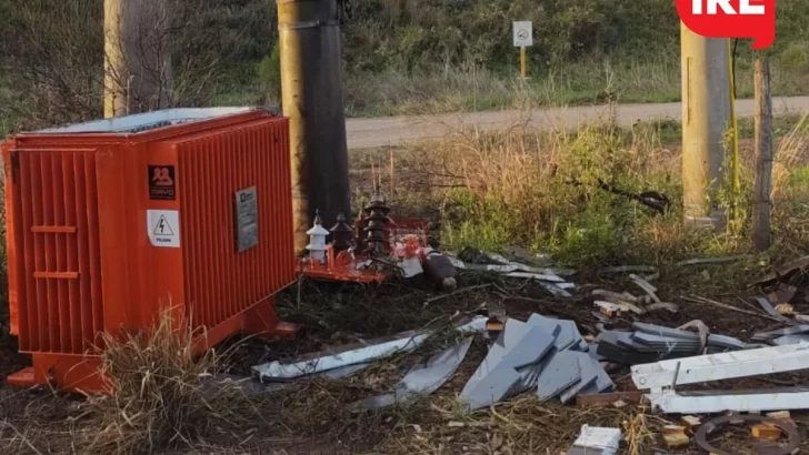 Otra vez: Robaron un transformador de la EPE y dejaron sin luz la zona rural de Monje