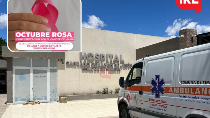 Octubre Rosa: Timbúes realizará mamografías sin orden médica