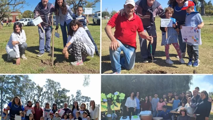 Carrizales sumó 30 árboles autóctonos en una jornada de conciencia