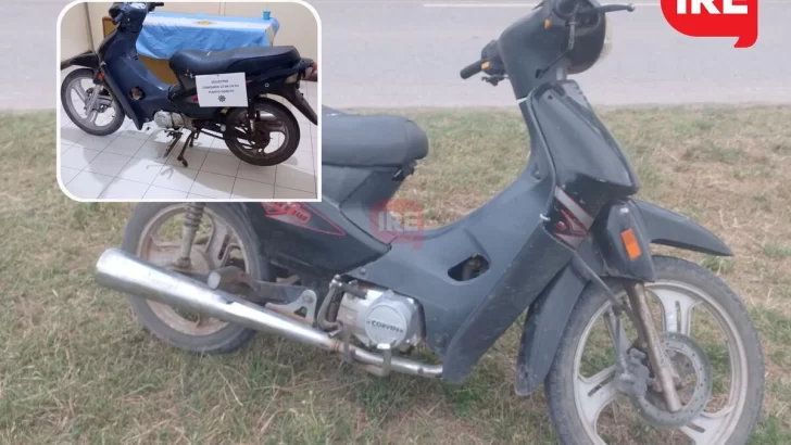 Detectaron a un vecino de Gaboto circulando en una moto robada en San Lorenzo