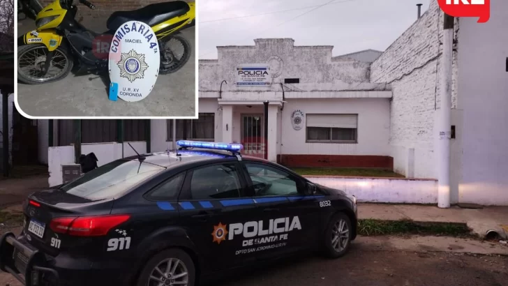 Iba en una moto robada, intentó chocar a un policía y se dio a la fuga pero regresó por su celular