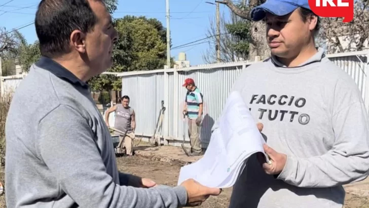 Comenzaron las obras para instalar un nuevo cajero automático en Serodino