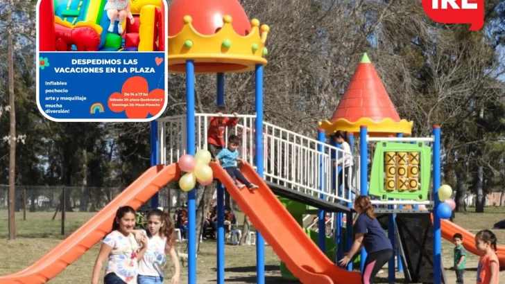 Finde completo de actividades al aire libre en plazas de Pueblo Andino