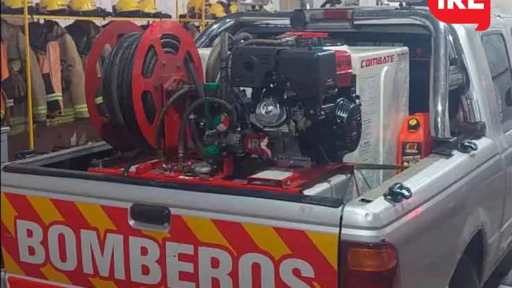 Bomberos de Serodino adquirieron un kit para fortalecer la seguridad contra incendios