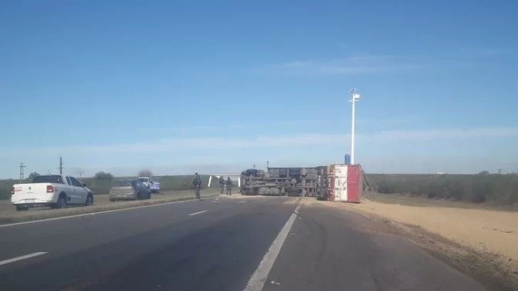 Impresionante accidente en autopista a la altura de Monje