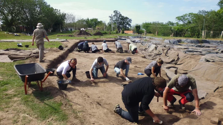 Gaboto: Retomaron las investigaciones arqueológicas en el parque del fuerte