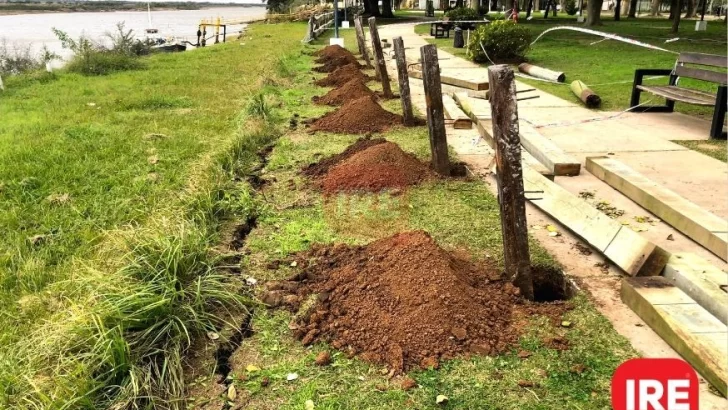 Ante los desmoronamientos por la bajante piden evitar acercarse a las barrancas