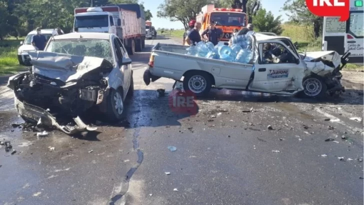 Fuerte choque a la altura de la colonia: Un hombre de Timbúes resultó con heridas graves