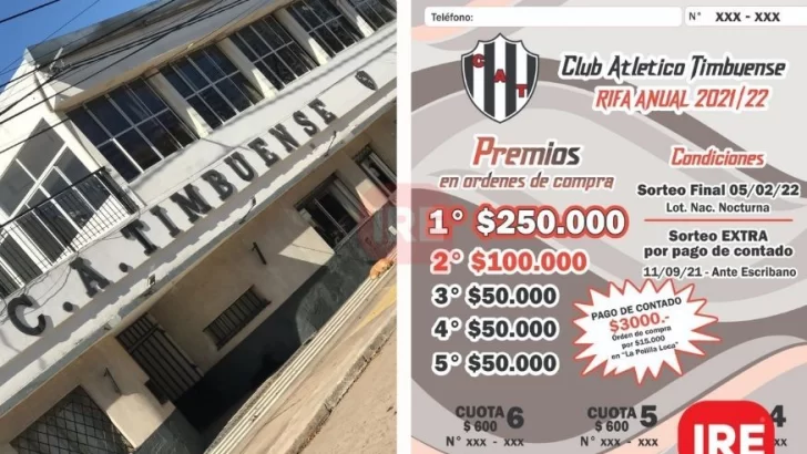 Timbuense lanzó un bono para concretar el Playón Multipropósito