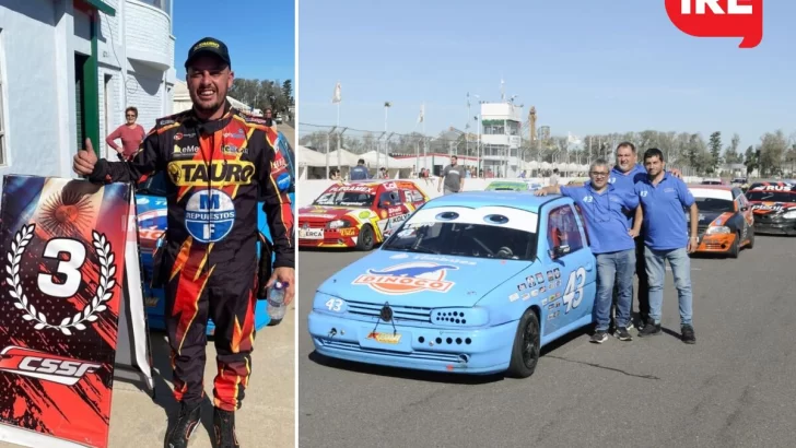 Gastón Grippo hizo podio con el “Rey Dinoco” en el TC 2000 del Sur