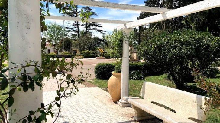 Robaron una maceta de la vía pública en Timbues y quedaron detenidos