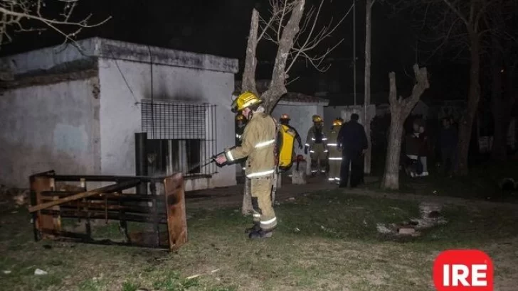 Incendio en un vivienda