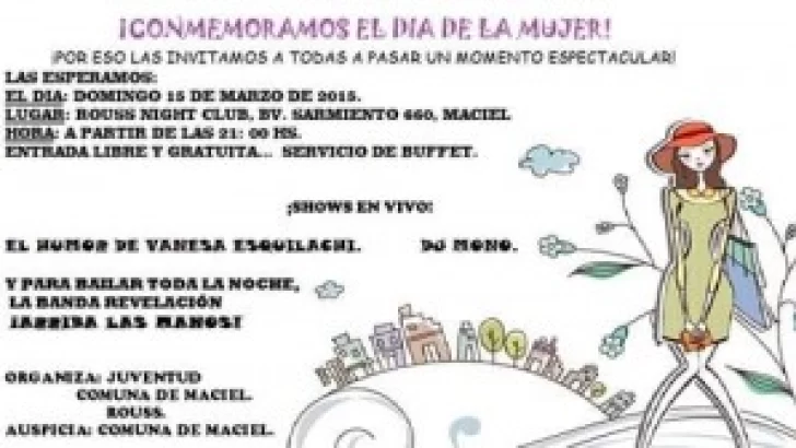 Día Internacional de la Mujer en Maciel