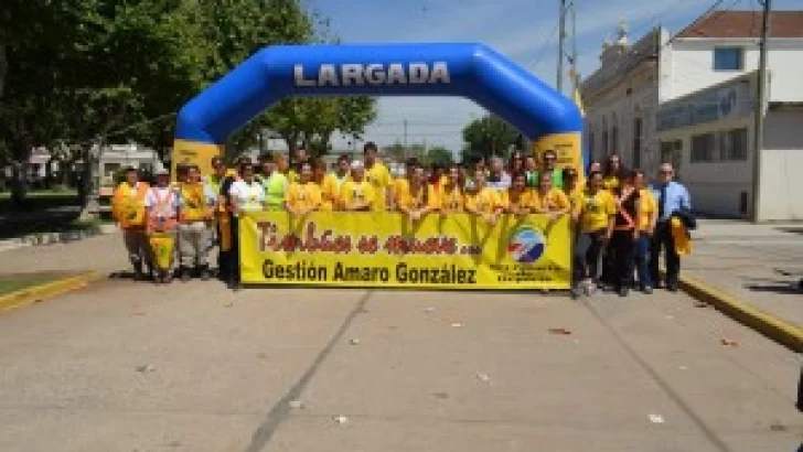 Maraton estudiantil en Timbues