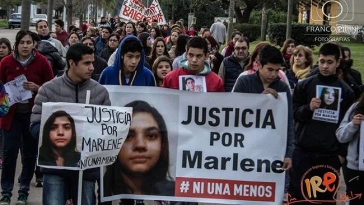 Marcha a 3 meses del asesinato de Marlene Franco