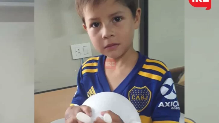 El nene de 4 años picado por el alacrán volverá a su casa al mediodía