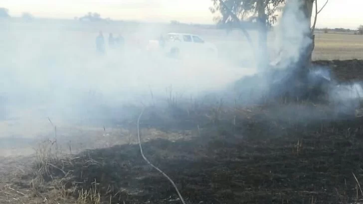 Por segundo día consecutivo se activó un incendio forestal sobre ruta 65 en Monje