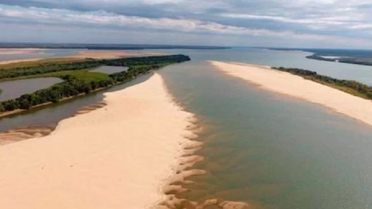 El río Paraná volvió a bajar y midió un metro en Santa Fe