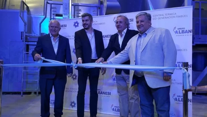 Marcos Peña inauguró la nueva central térmica en Timbues
