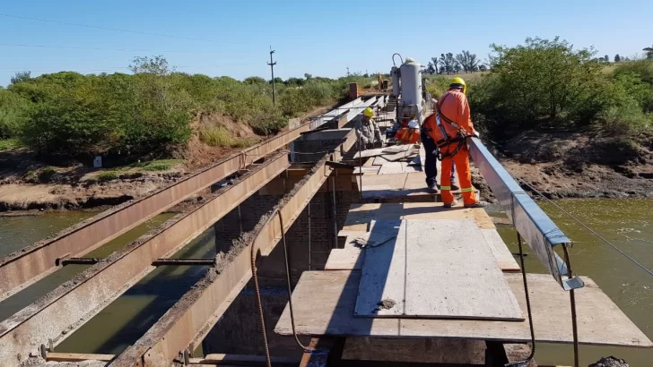 Las obras del puente de la cañada vienen “muy bien”