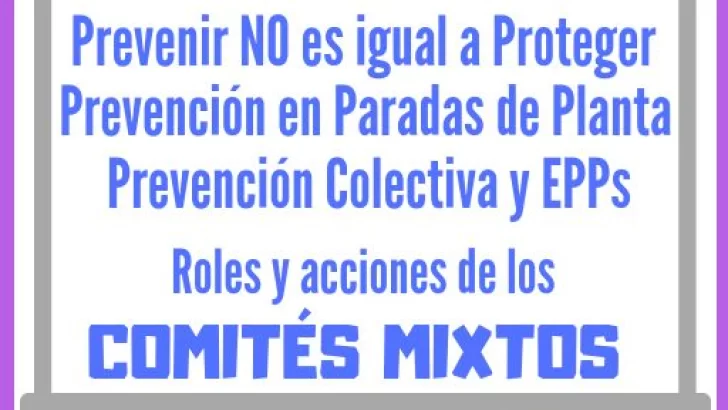 Quimicos apuesta a la capacitación en salud y seguridad laboral