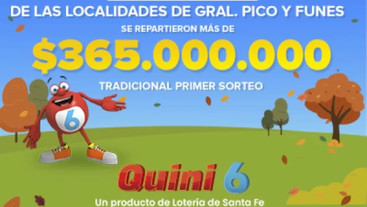 Salió el Quini 6 en Funes y un apostador se llevó más de 180 millones de pesos