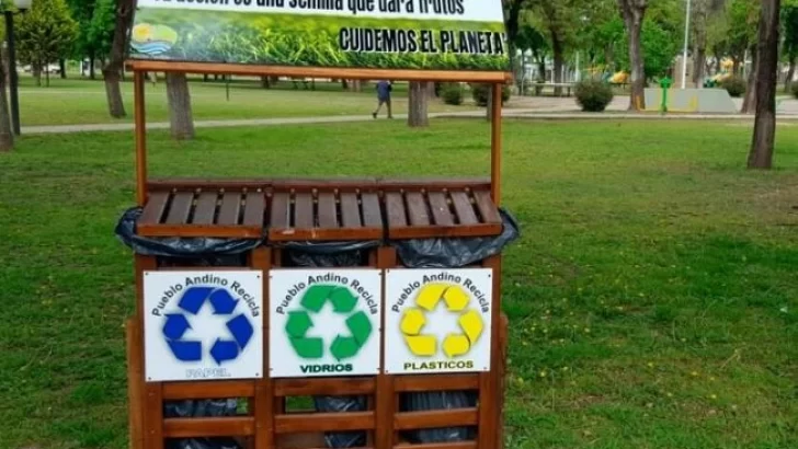 Pueblo Andino comienza a separar y reciclar residuos