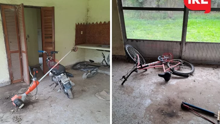 Desvalijaron una vivienda en Gaboto y encontraron la mayoría en una casa abandonada