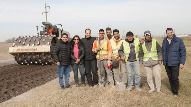 La repavimentación de la Ruta 91 en su tramo final