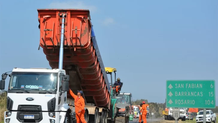 Avanza la reconstrucción de Ruta 11 entre Timbúes y Resistencia