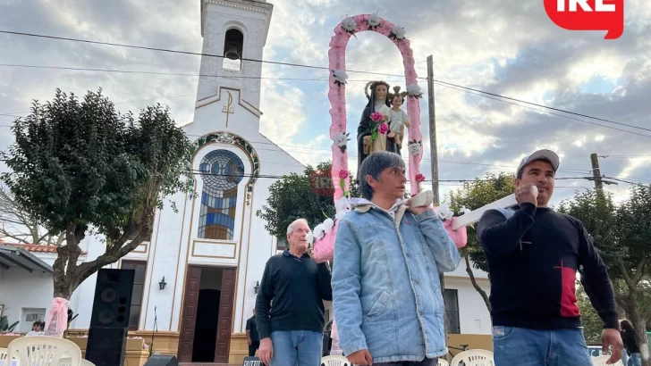 Comenzó la novena de Santa Rosa y en septiembre Oliveros recibirá al obispo