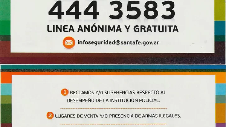 La provincia lanza una línea telefónica anónima y gratuita de denuncias