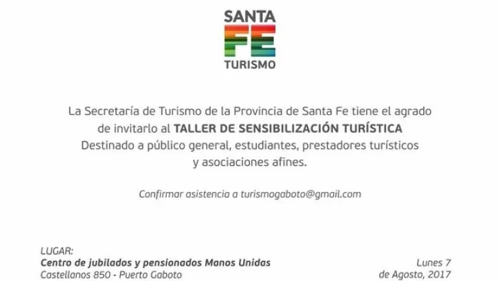 Puerto Gaboto: Dictarán una charla de sensibilización turística