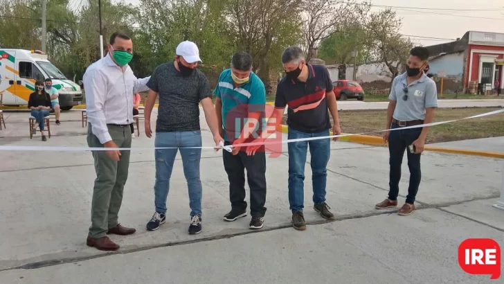 Serodino inauguró el bulevar: “La idea es seguir con las obras”