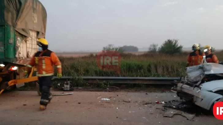 Fuerte choque en Ruta 91: Murió un hombre de Gaboto y hay dos menores heridos