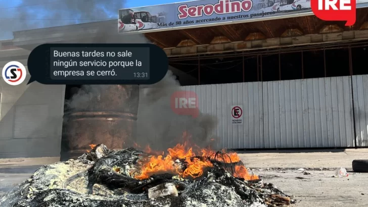 “La empresa se cerró”: Los colectivos Serodino no saldrán a la calle