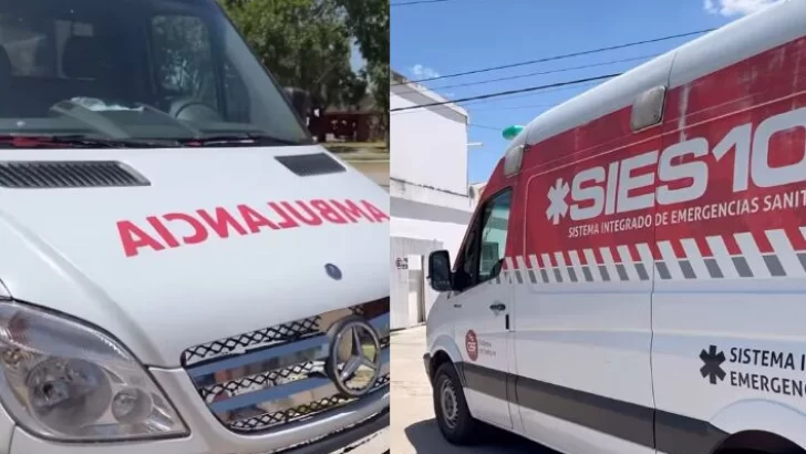 Serodino recibió una ambulancia para reemplazar a la vieja unidad