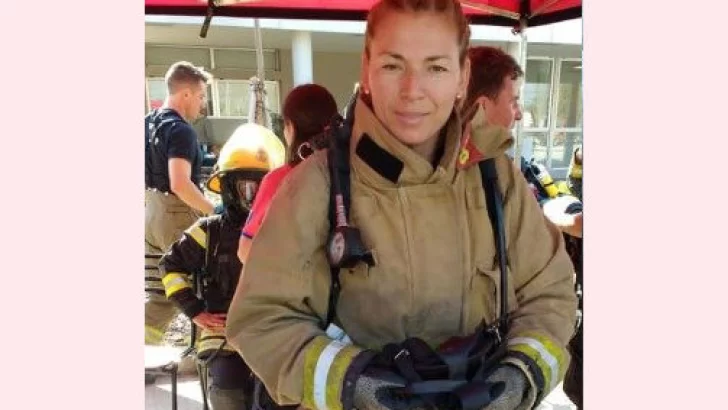 Vanesa Rodriguez representara al cuartel de bomberos en Rosario