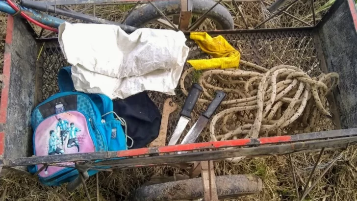 Detuvieron en la zona rural de Timbúes a tres hombres con elementos para la faena