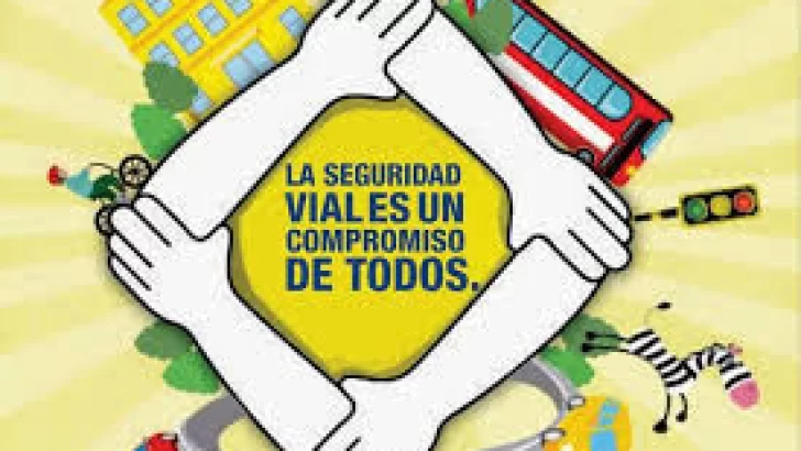 Charla sobre prevención de accidentes viales en Pueblo Andino