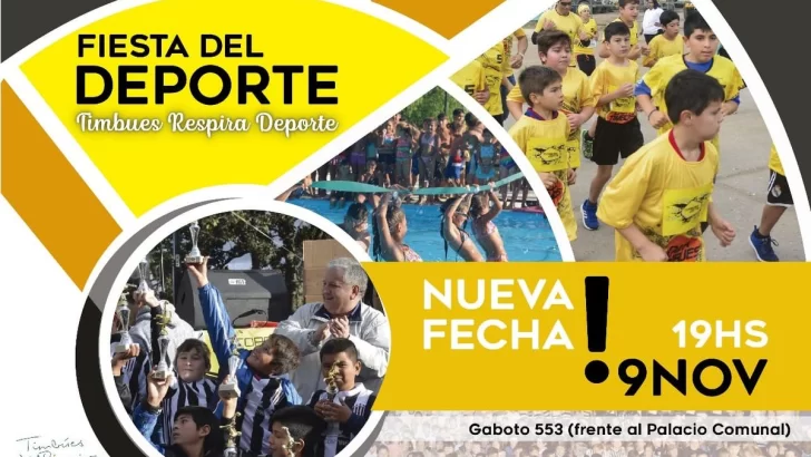 Timbues celebrará a sus dos mil deportistas en una gran fiesta