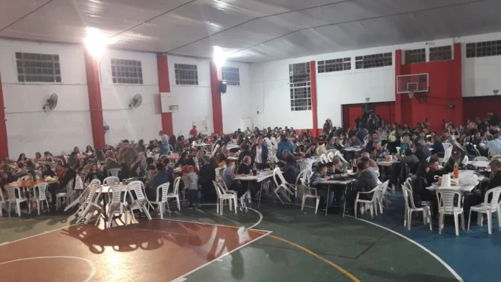 Multitudinario evento para celebrar obras en el Sportivo Belgrano