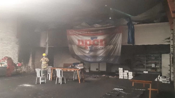 Urgente: Incendiaron la oficina de UPCN en la colonia psiquiatrica