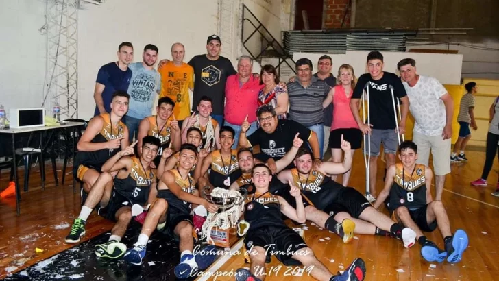 Los pibes sub 19 de Timbúes se consagraron campeones