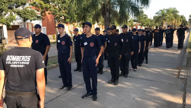 Oliveros volvió a ser sede de las capacitaciones para Bomberos